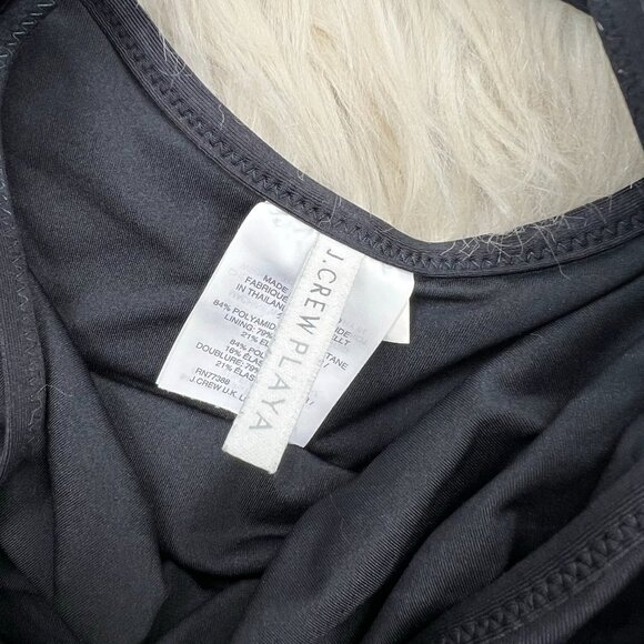 J.Crew Women's Playa Black Strappy Back One Piece Swimsuit - Picture 3 of 8